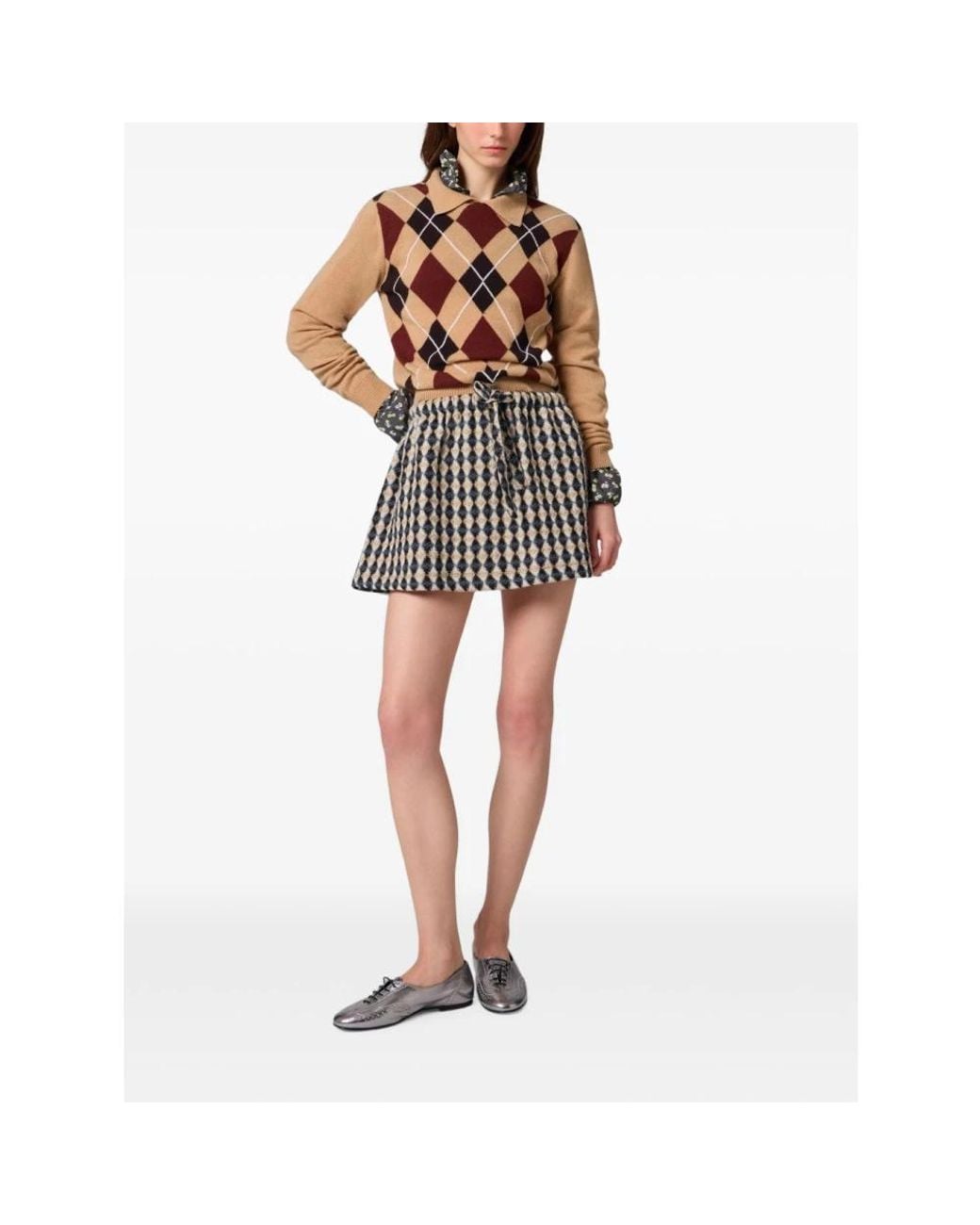 MSGM Brown Polo Shirts