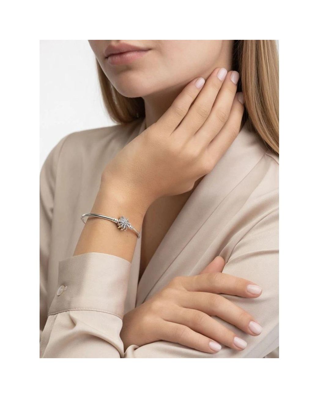Bracelets di Pandora in Metallic