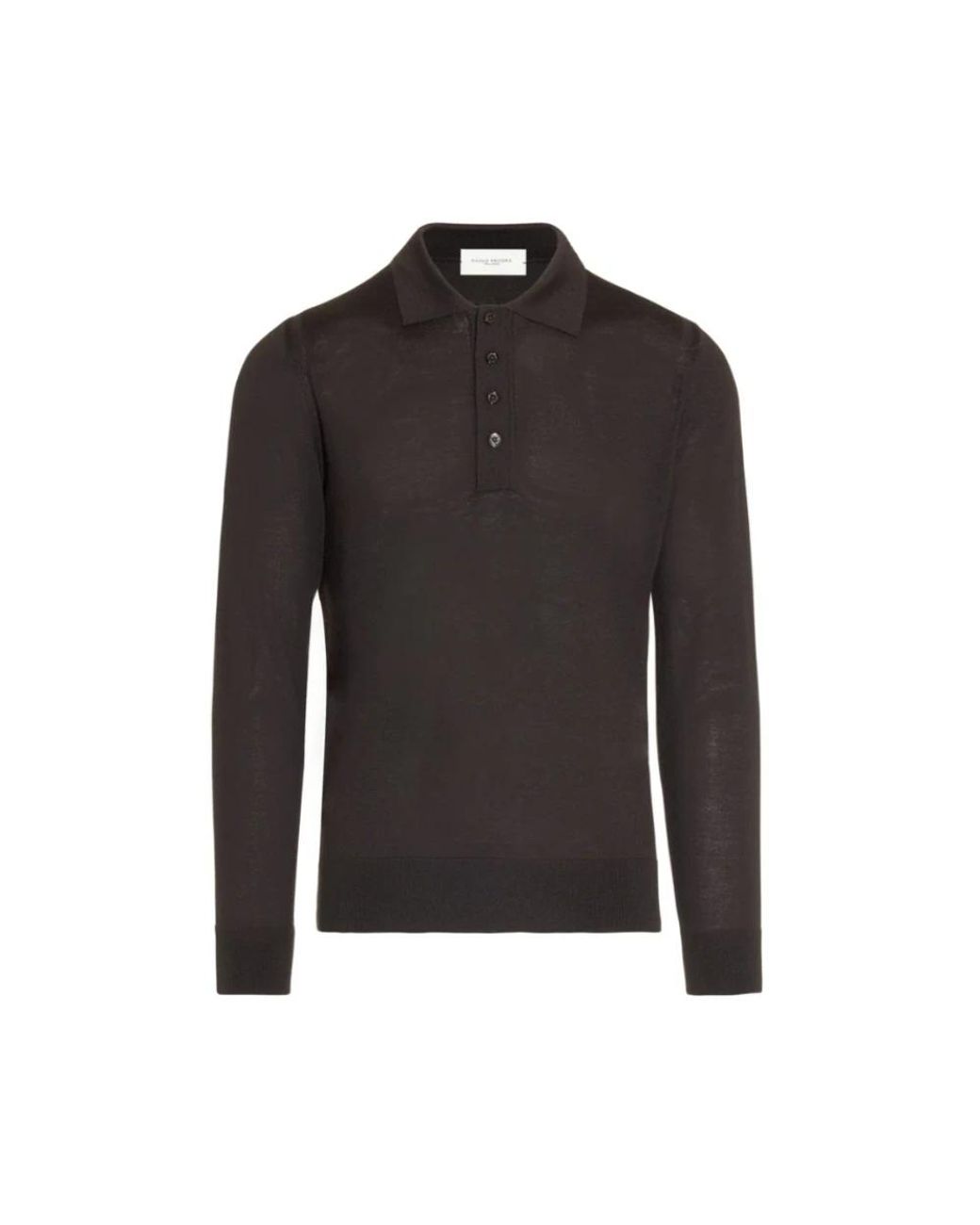 Paolo Pecora Black Polo Shirts for men