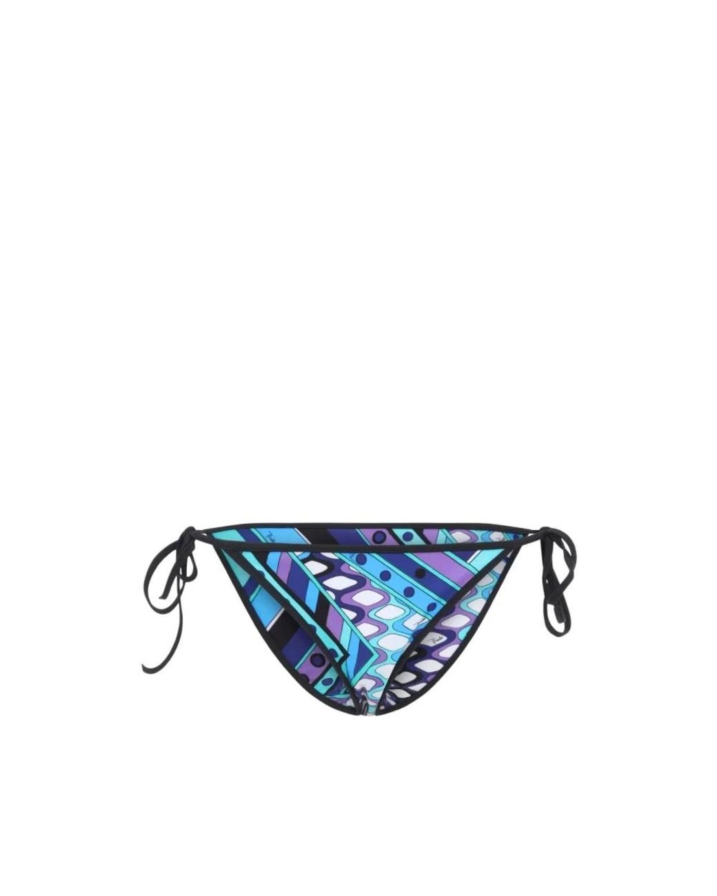 Emilio Pucci Blue Bikinis