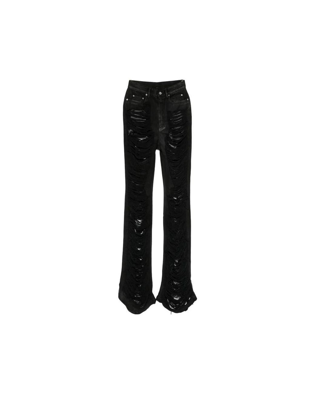 Rick Owens Bolan Bootcut in het Black