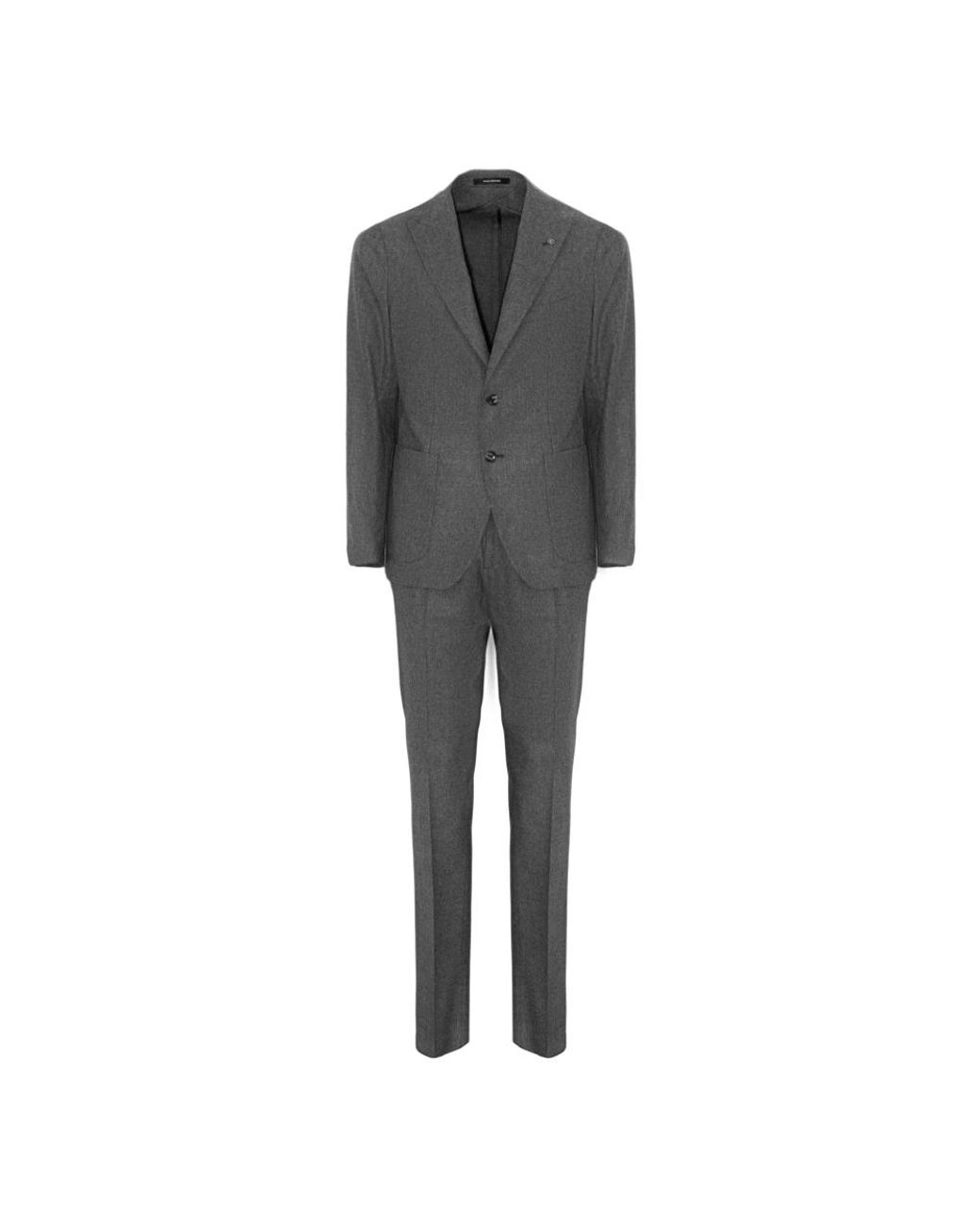 Tagliatore Gray Single Breasted Suits for men