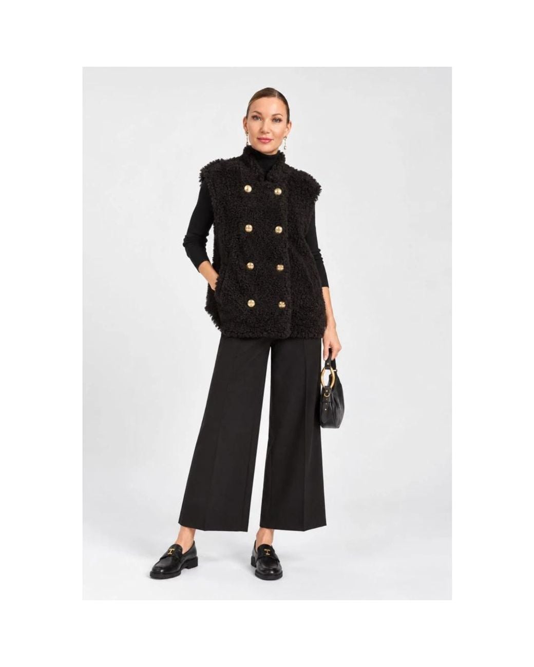 Twinset Black Cropped Trousers