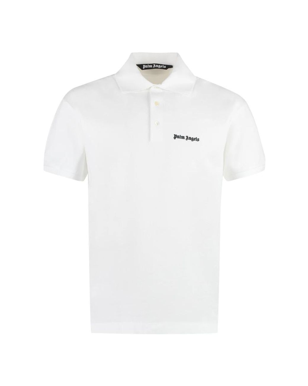 Palm Angels White Polo Shirts for men