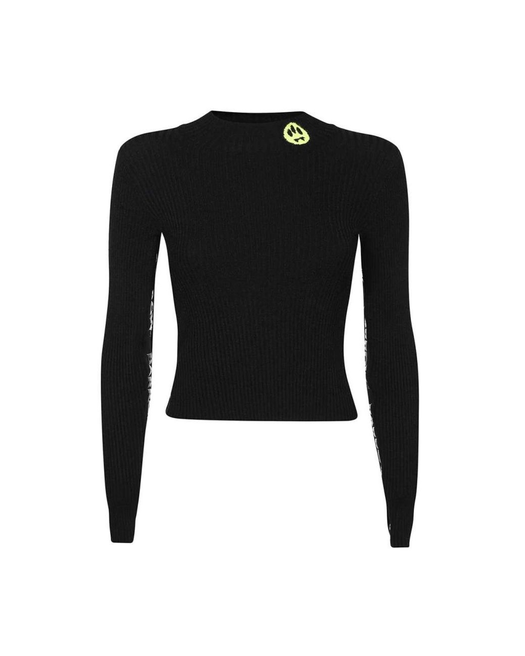 Barrow Black Round-Neck Knitwear