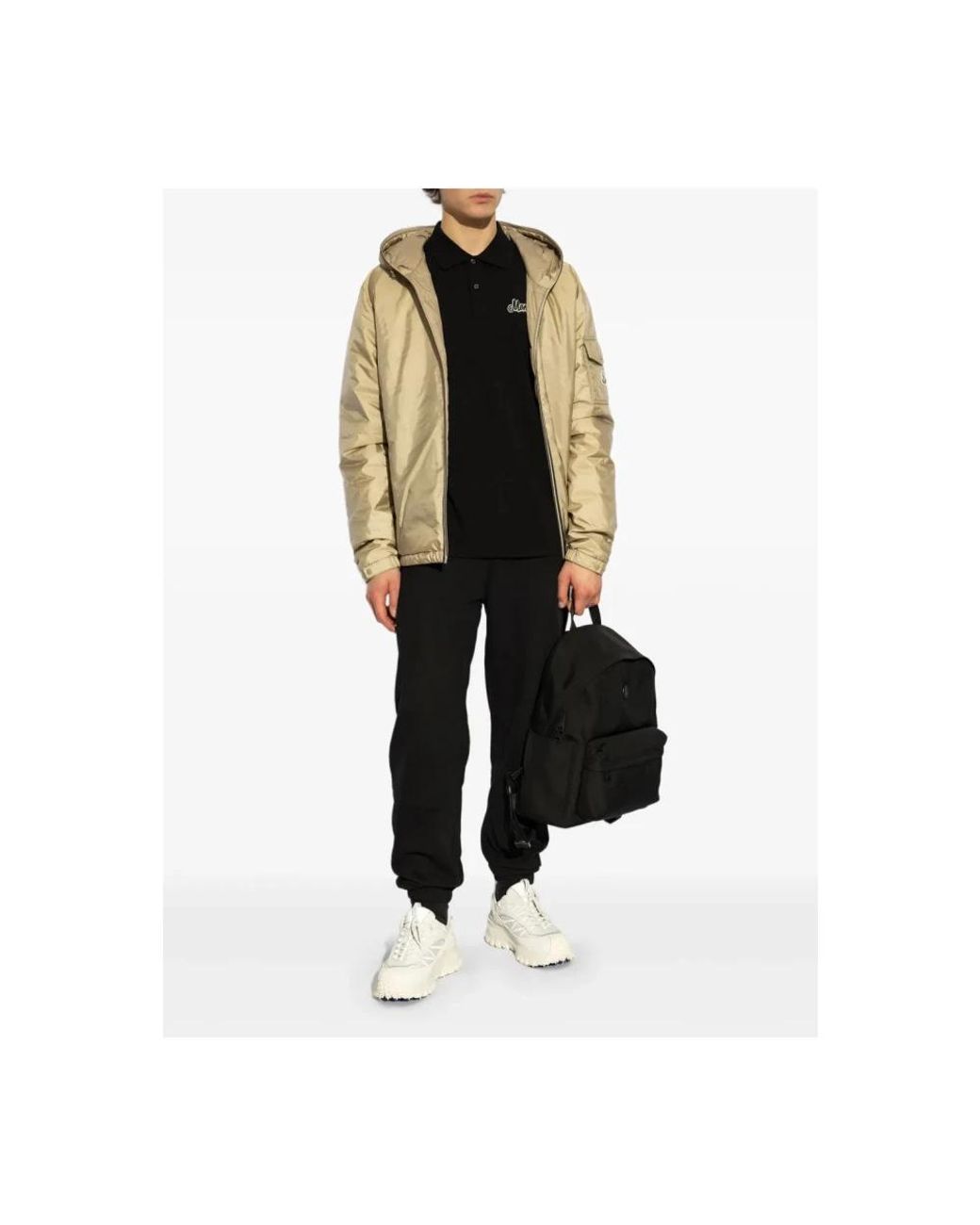 Moncler Jassen ,Nylon Evettes Hooded Jacket in het Green voor heren