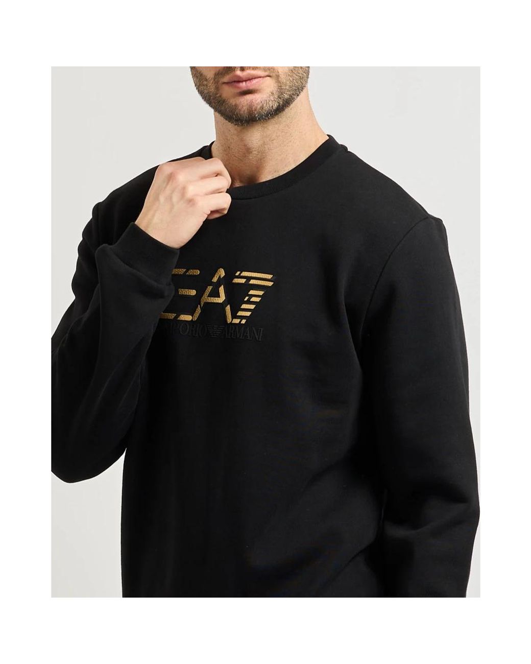 Emporio Armani Black Sweatshirts for men