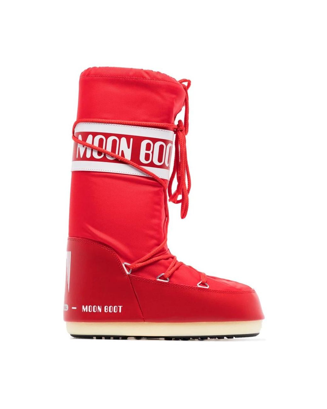Moon Boot Red Winter Boots