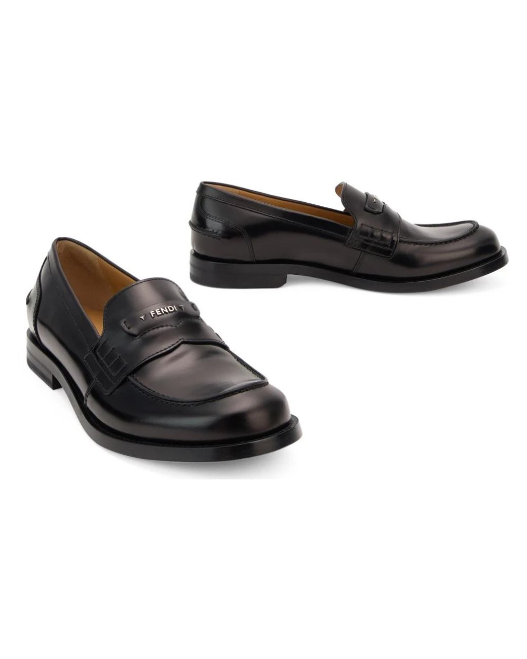 Fendi Black Loafers for men