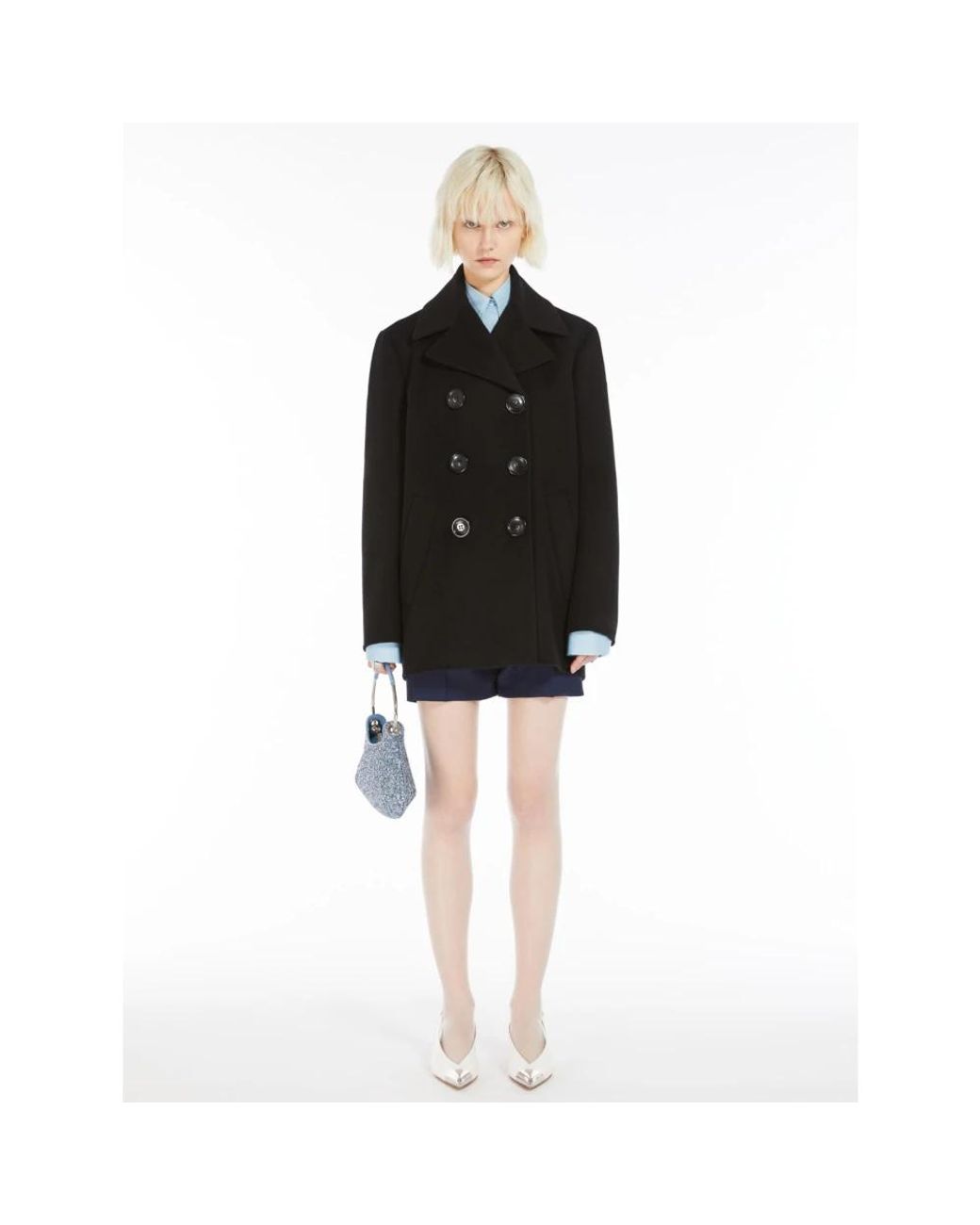 Sportmax Blue Short Shorts