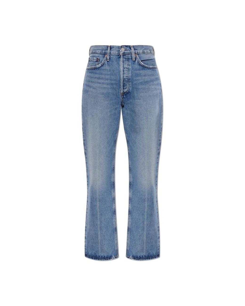 Agolde Jeans ,Blauw ,Katoen Lana Jean Jeans in het Blue