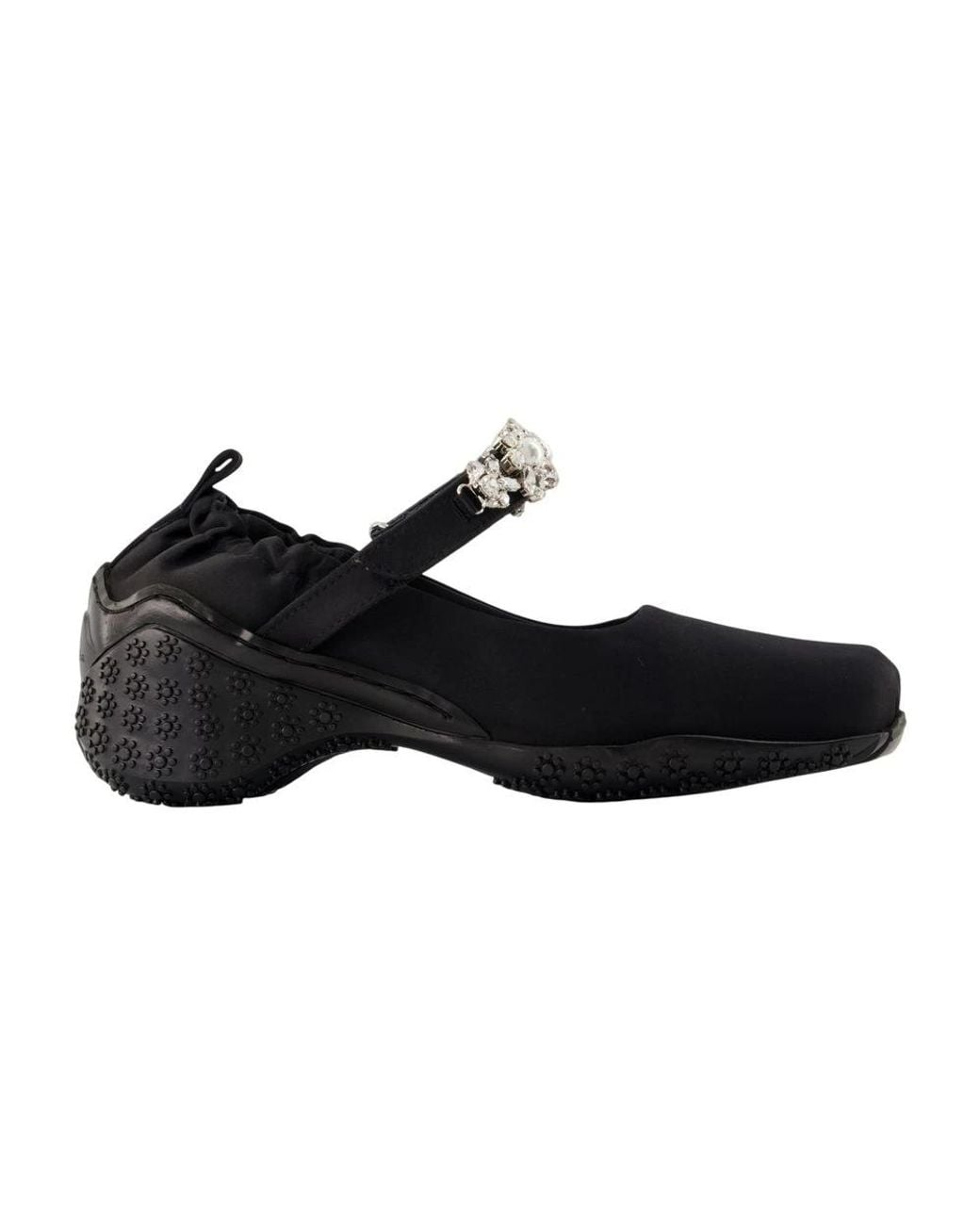 Simone Rocha Black Ballerina Shoes