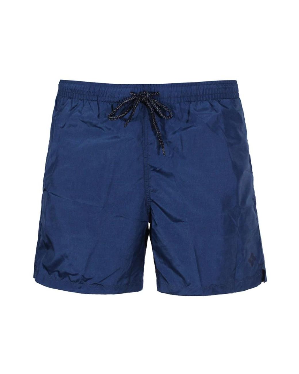 Drumohr Badmode ,Blauw ,Polyester Blauwe Zee Kleding Elastische Taille Shorts in het Blue voor heren