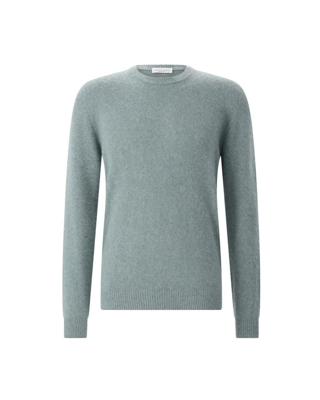 Roberto Collina Blue Round-Neck Knitwear for men