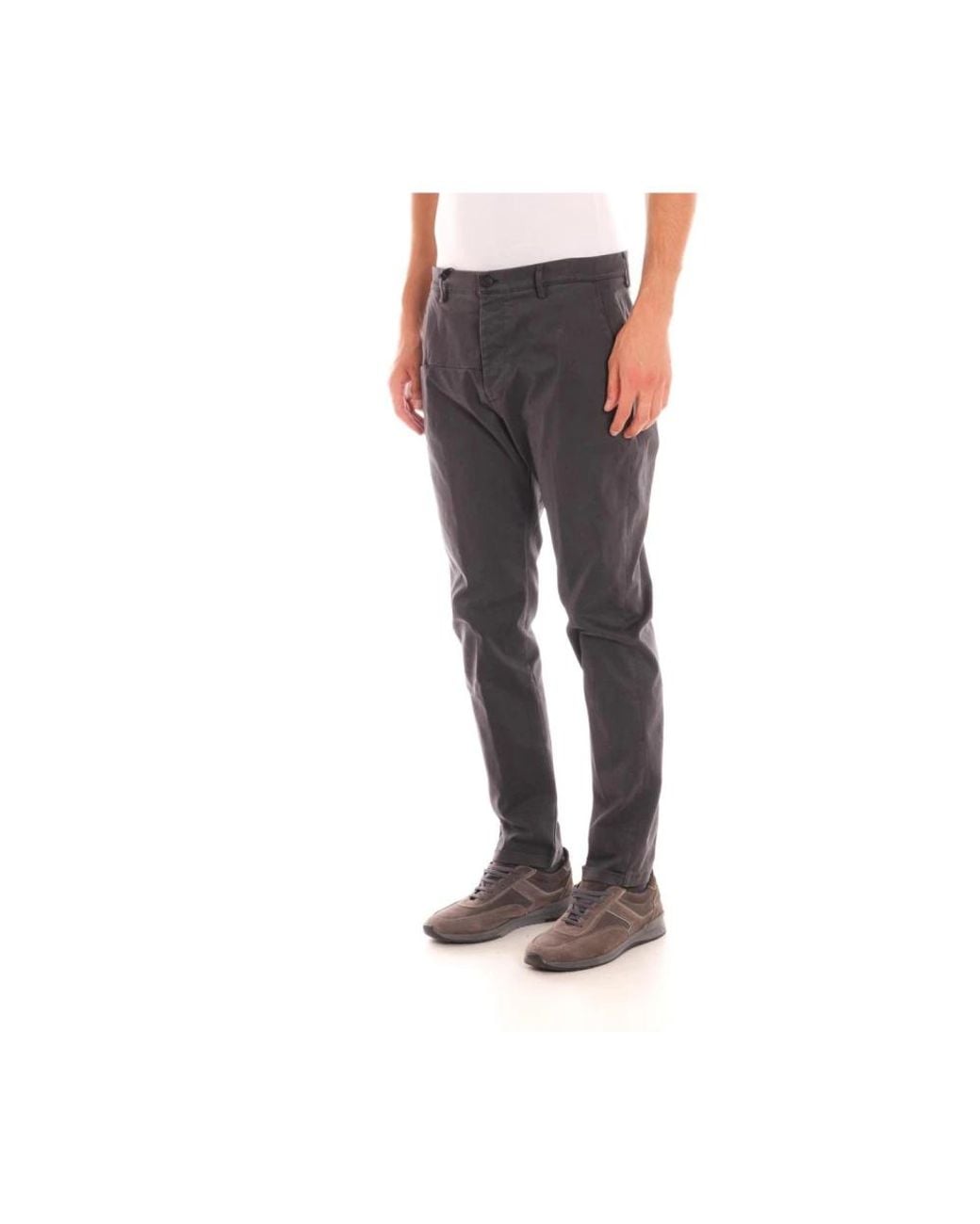Daniele Alessandrini Gray Chinos for men