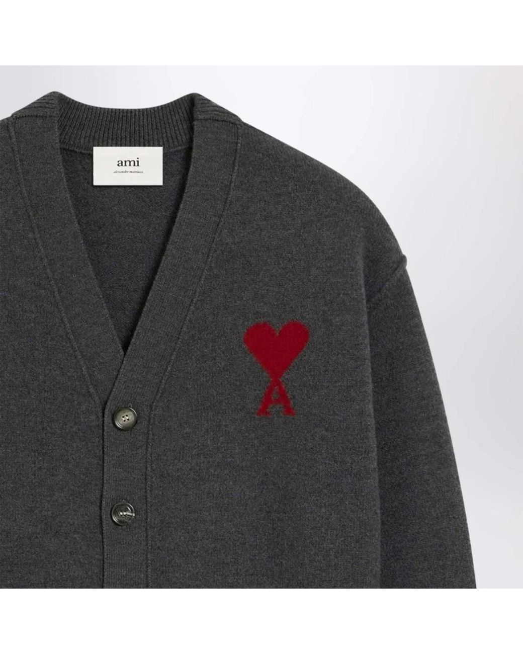 AMI Black Cardigans for men