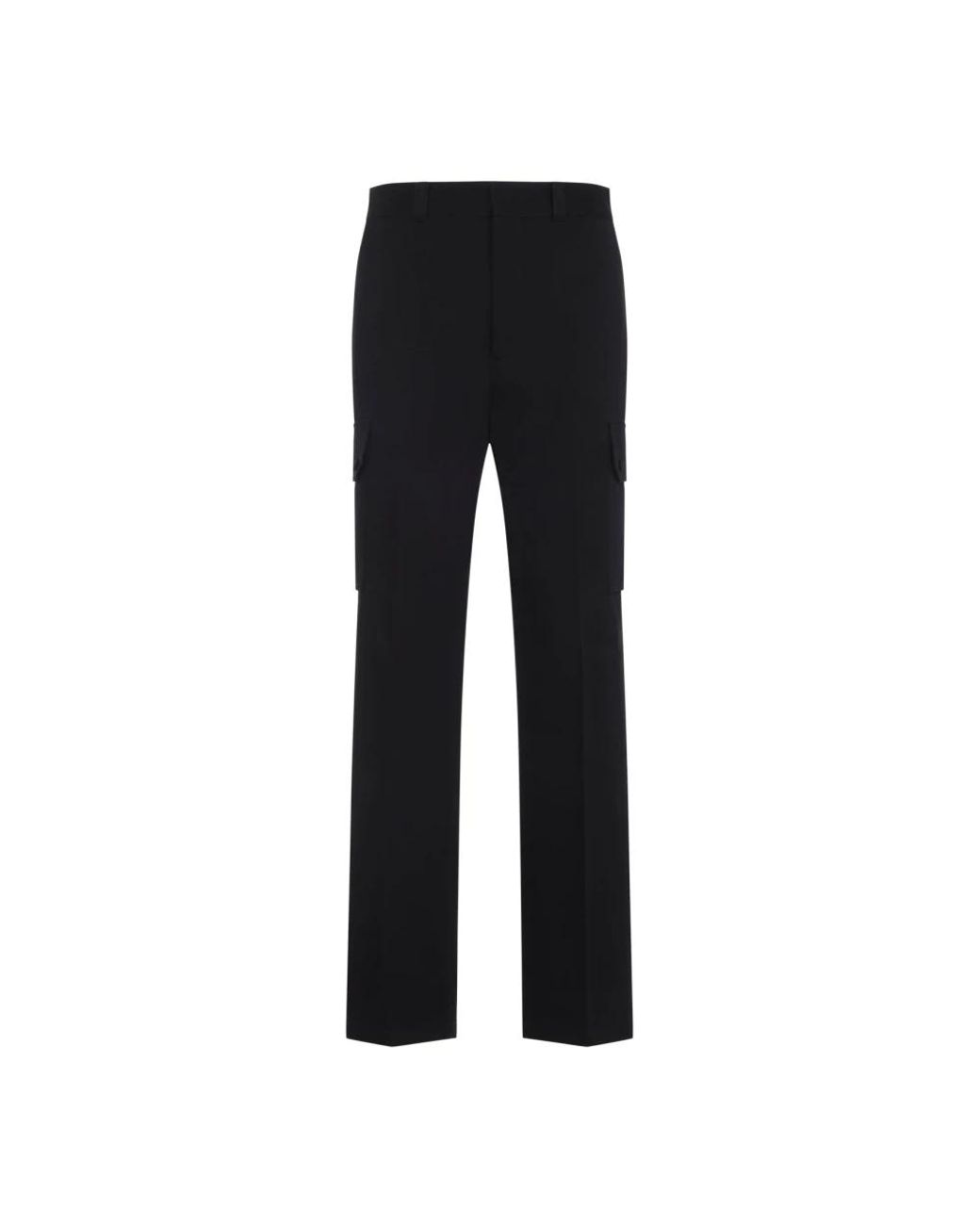 Straight Trousers Givenchy de hombre de color Black