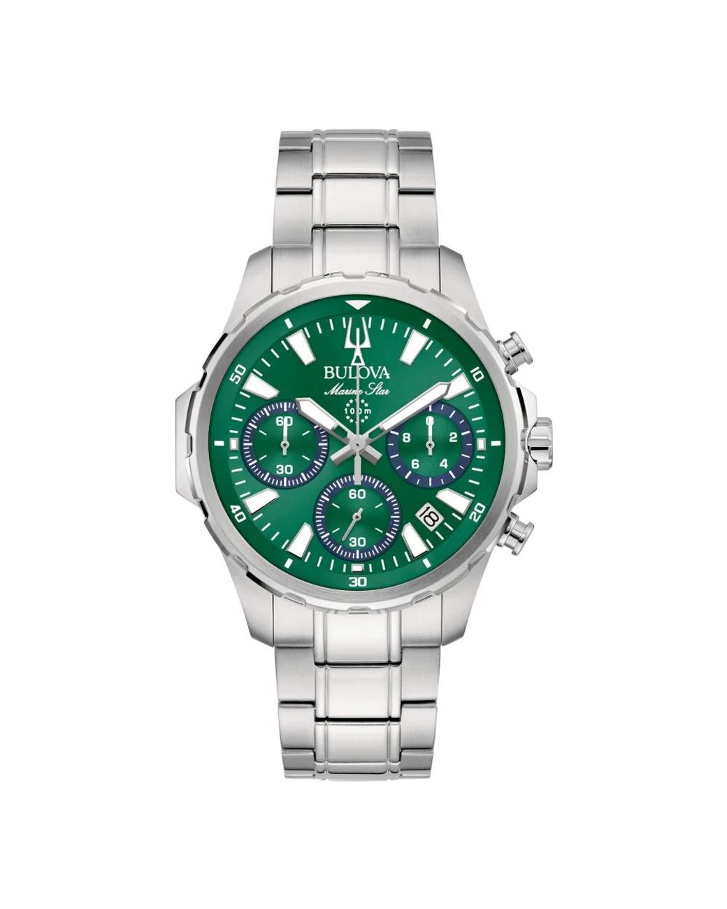 Bulova Accessoires ,Groen ,Marine Star Chrono in het Green