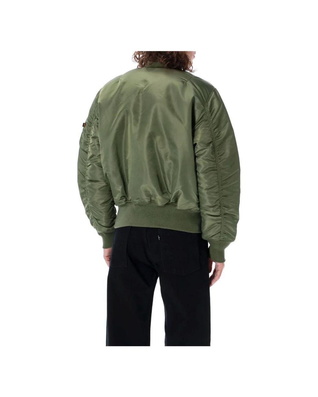 Alpha Industries Green Bomber Jackets for men
