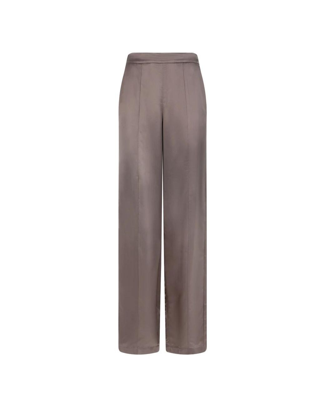 Emporio Armani Brown Wide Trousers