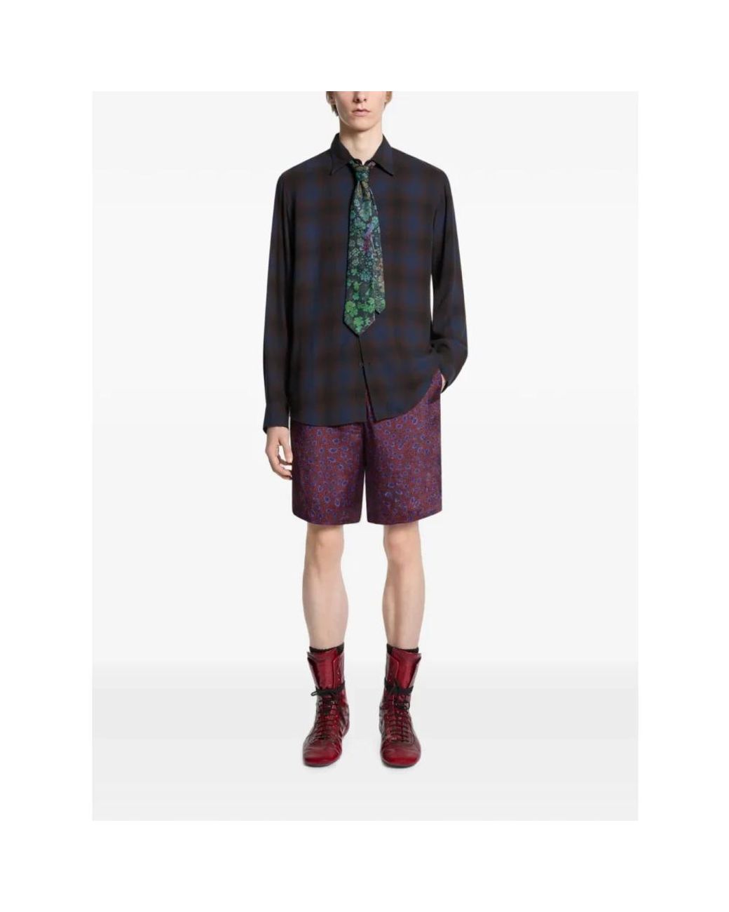 Dries Van Noten Blue Casual Shirts for men