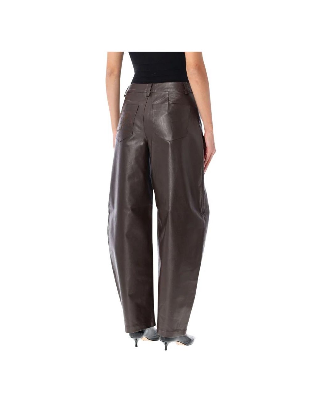 OperaSPORT Black Leather Trousers