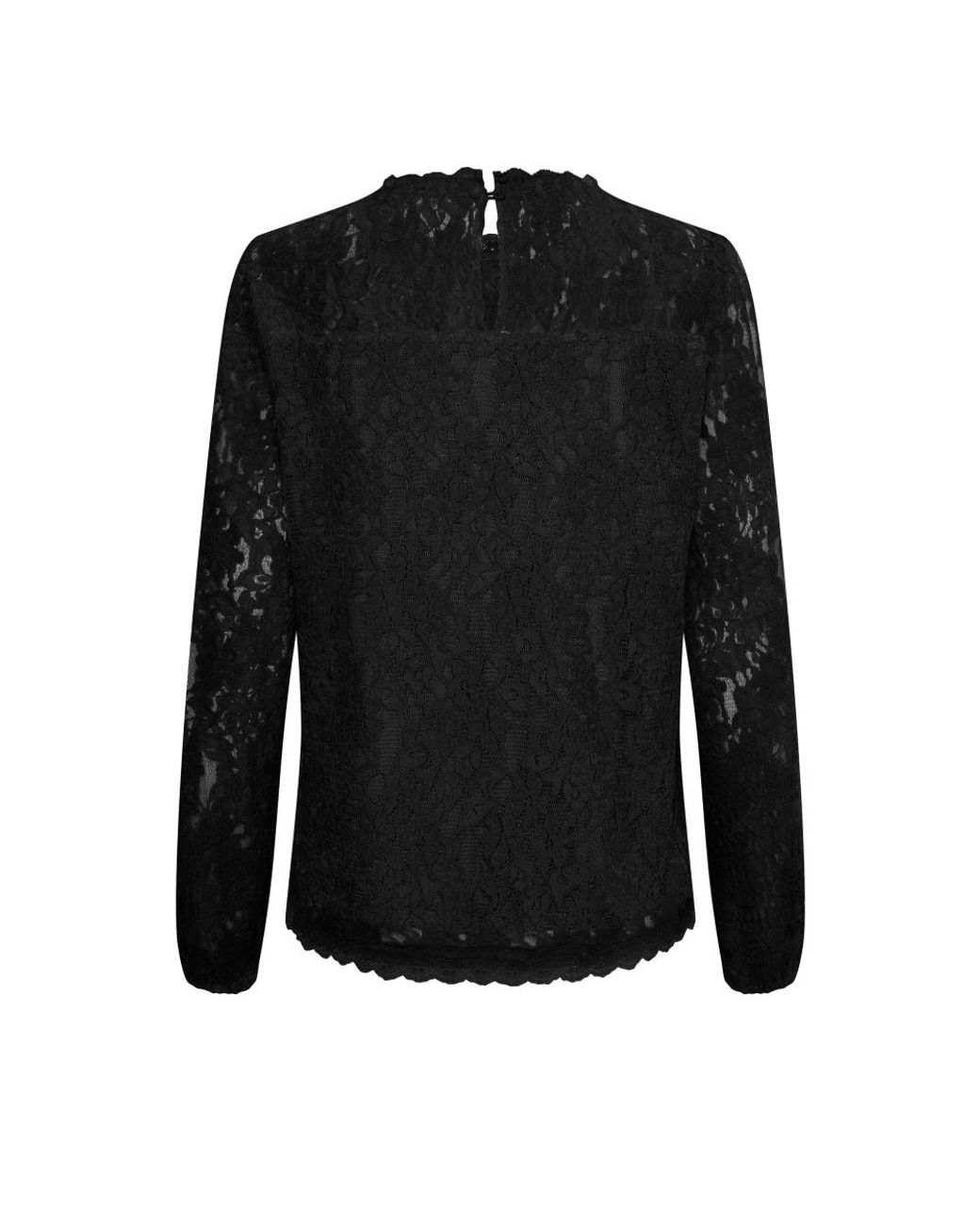 Blouses Cream en coloris Black