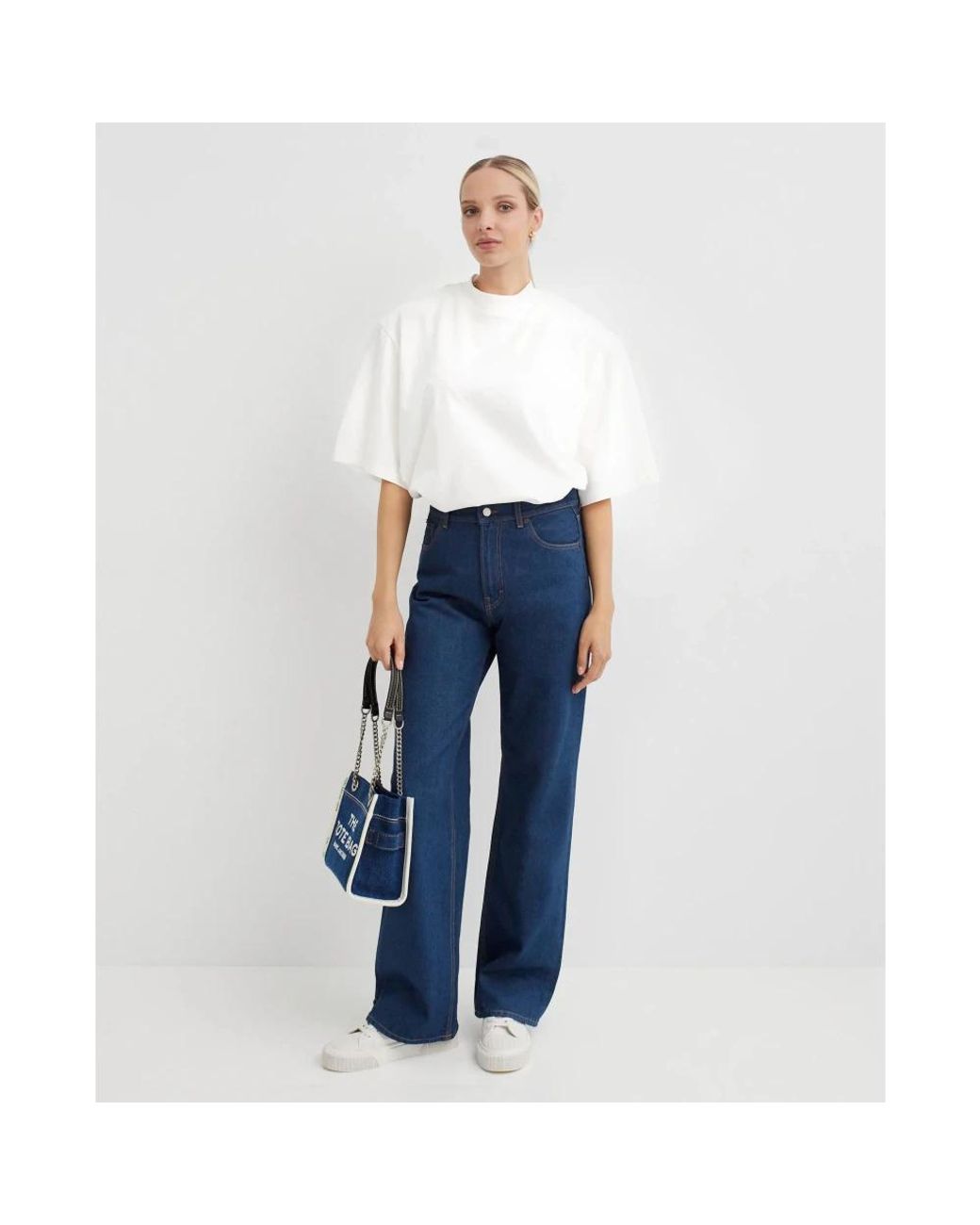 Haikure Blue Wide Jeans