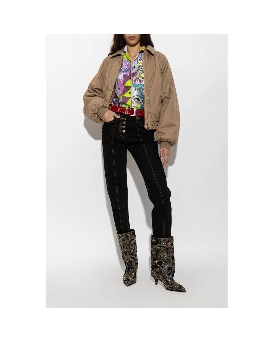 Bomber Jackets Versace en coloris Natural