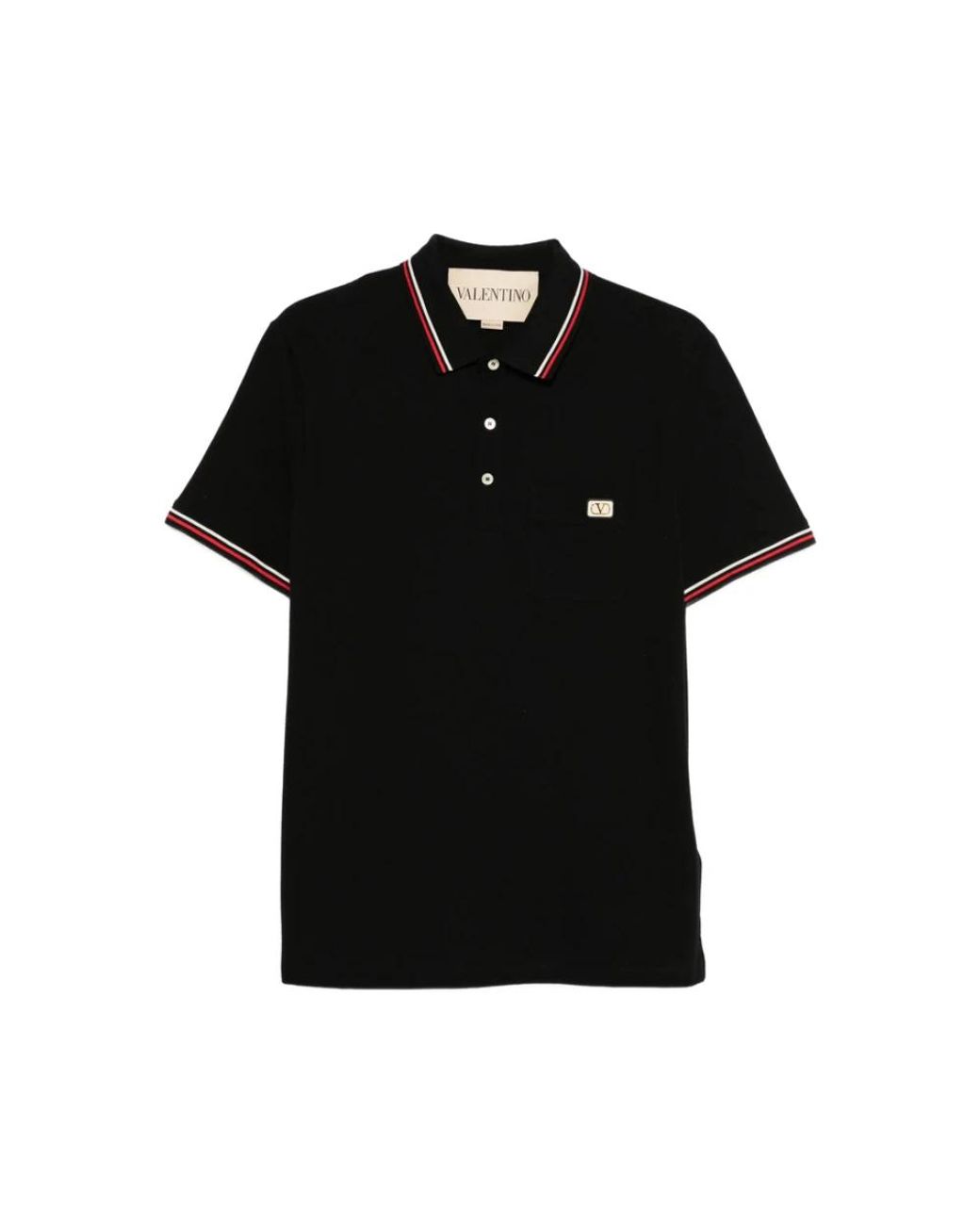 Valentino Black Polo Shirts for men