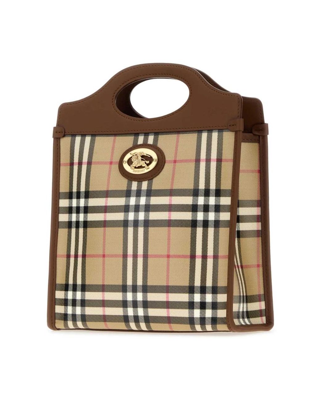 Burberry Metallic Shopping Bags