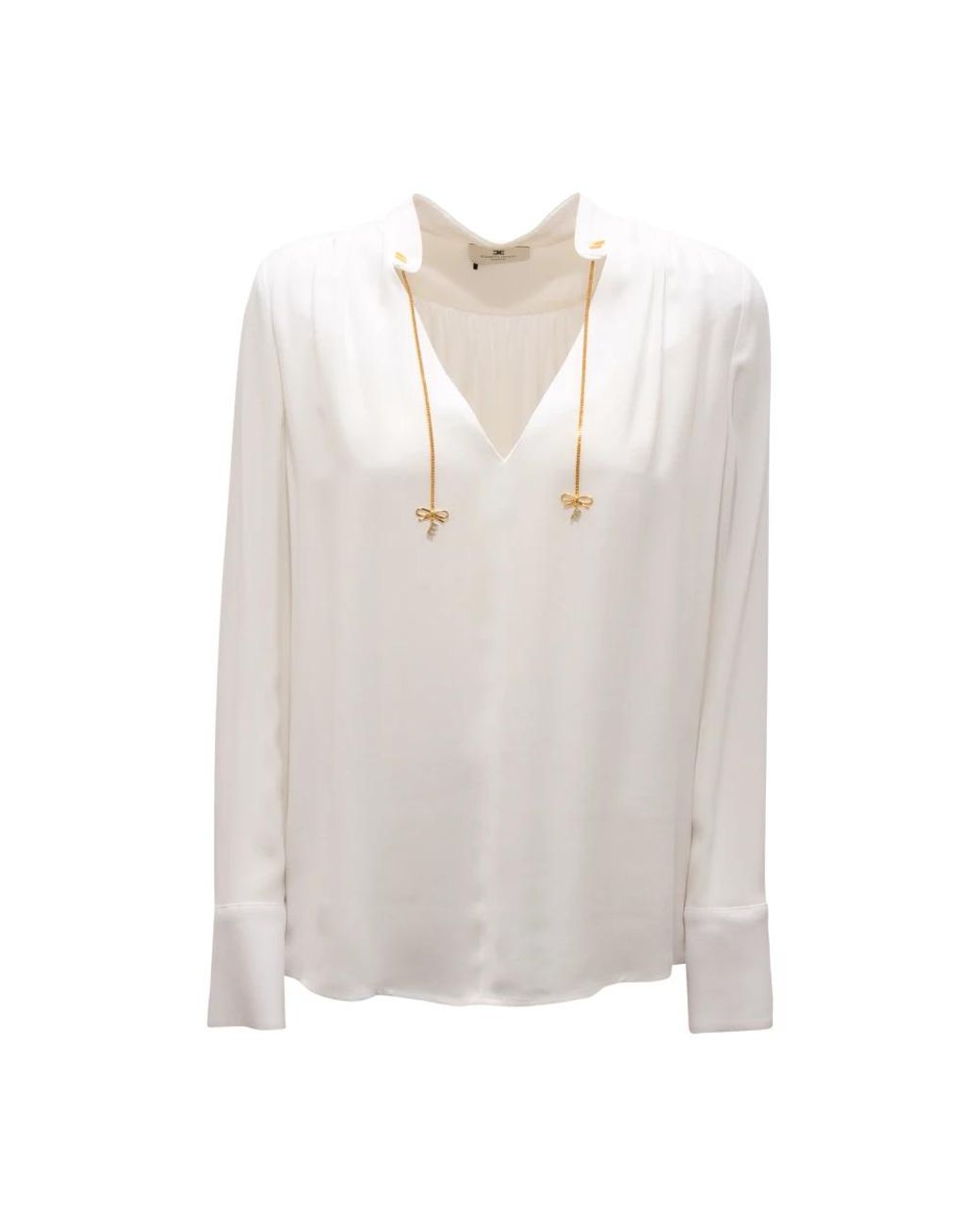 Elisabetta Franchi White Blouses