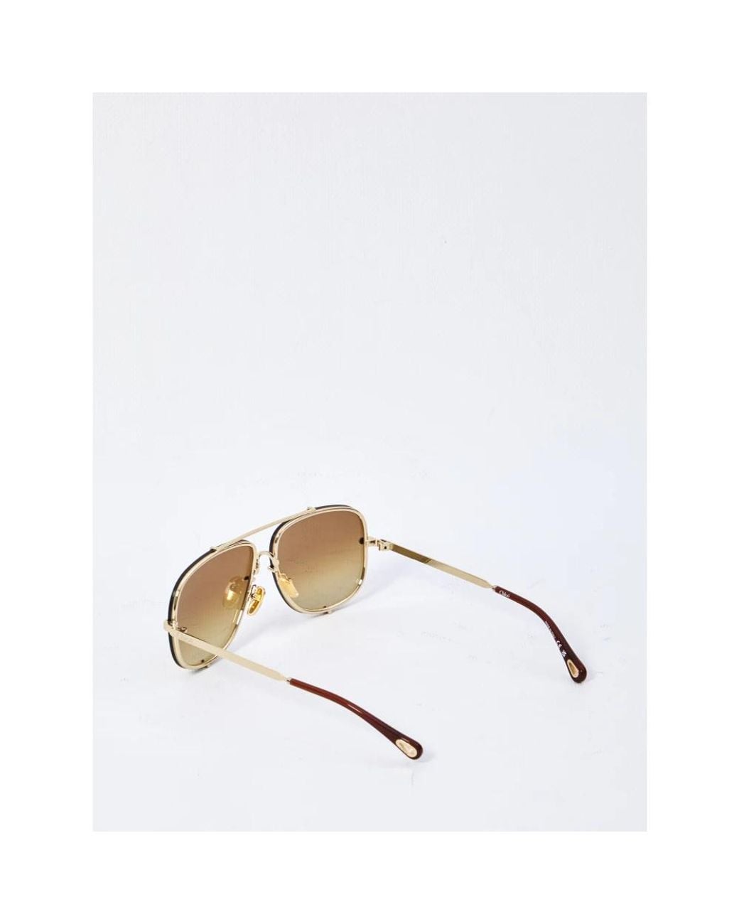 Chloé Metallic Pilotenbrille