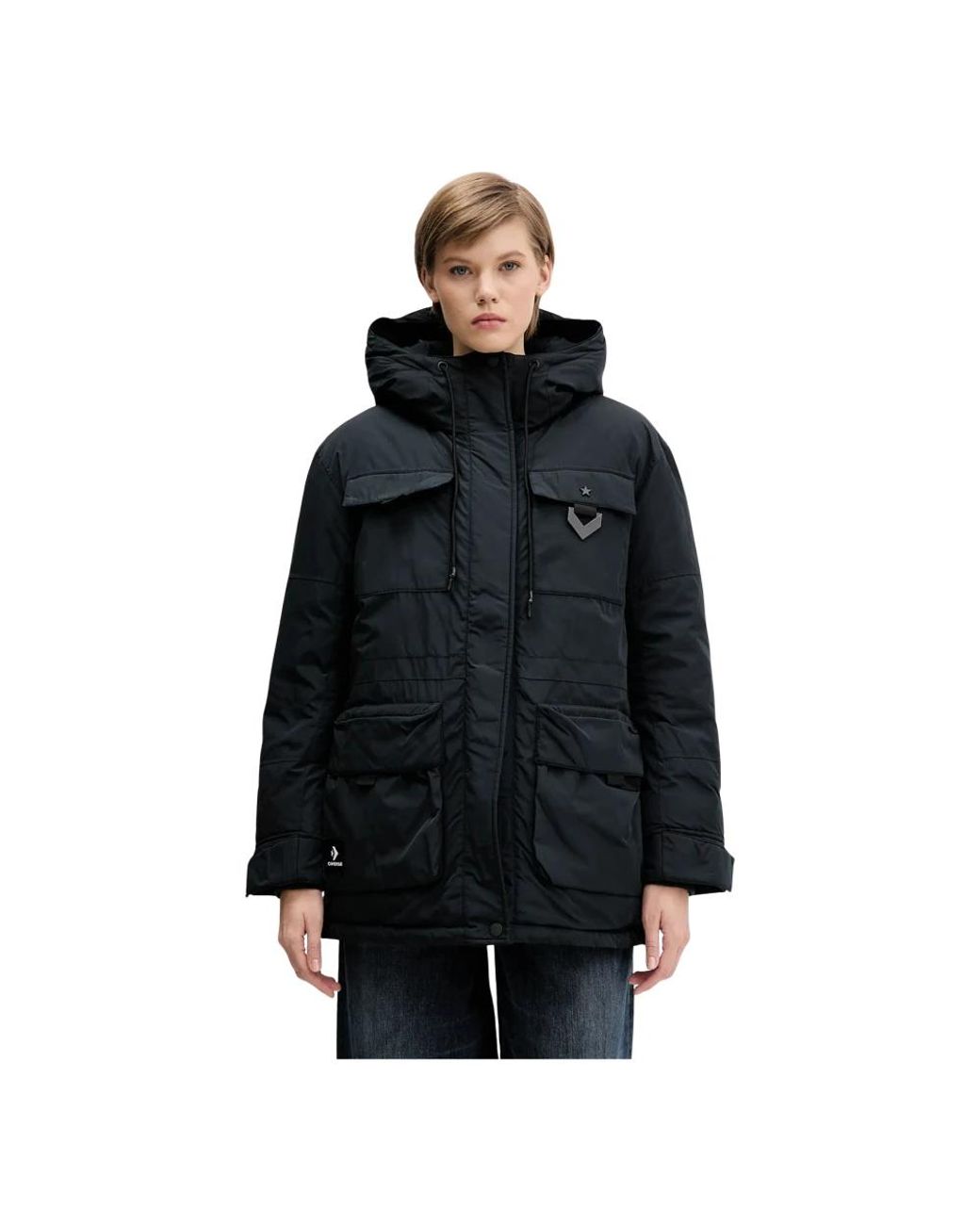 Winter Jackets Converse en coloris Black
