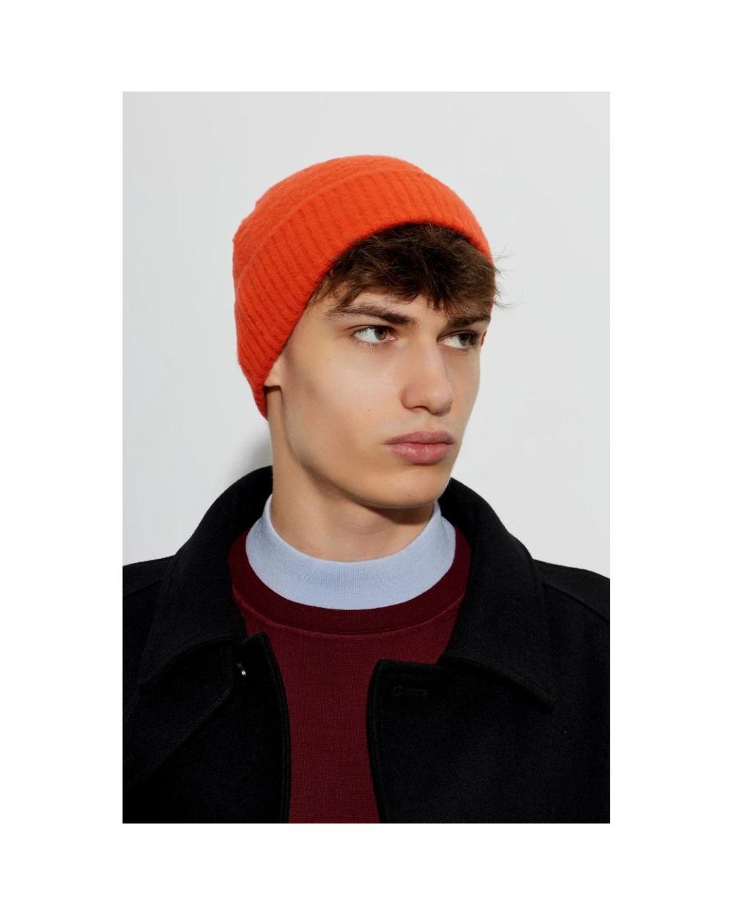 Beanies Jil Sander de hombre de color Red