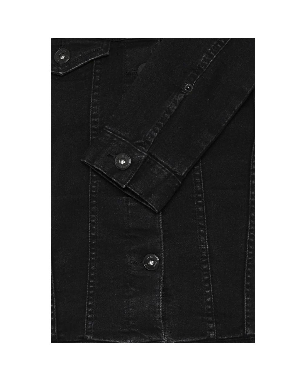 Denim Jackets di Ichi in Black