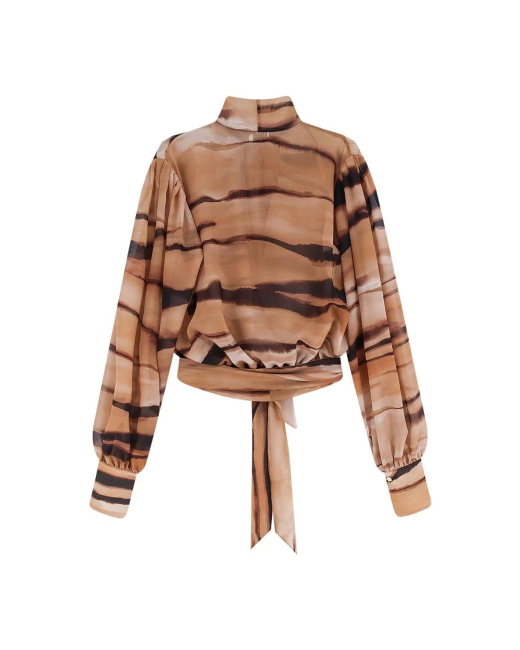 Elisabetta Franchi Brown Blouses