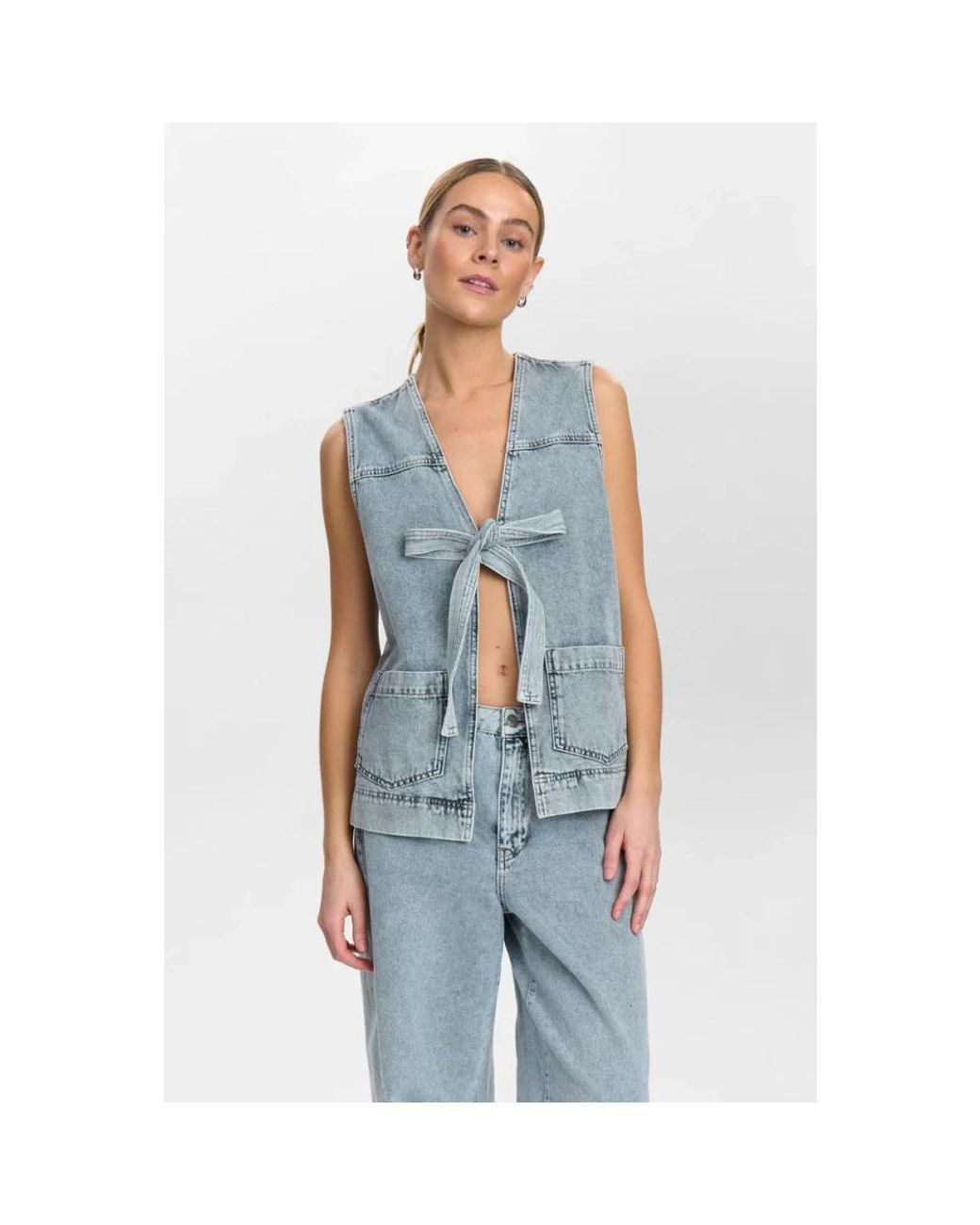 Vests Numph en coloris Gray