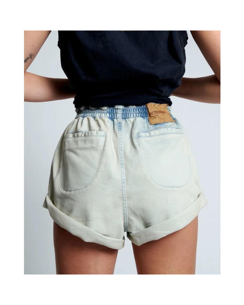 One Teaspoon Blue Denim Shorts