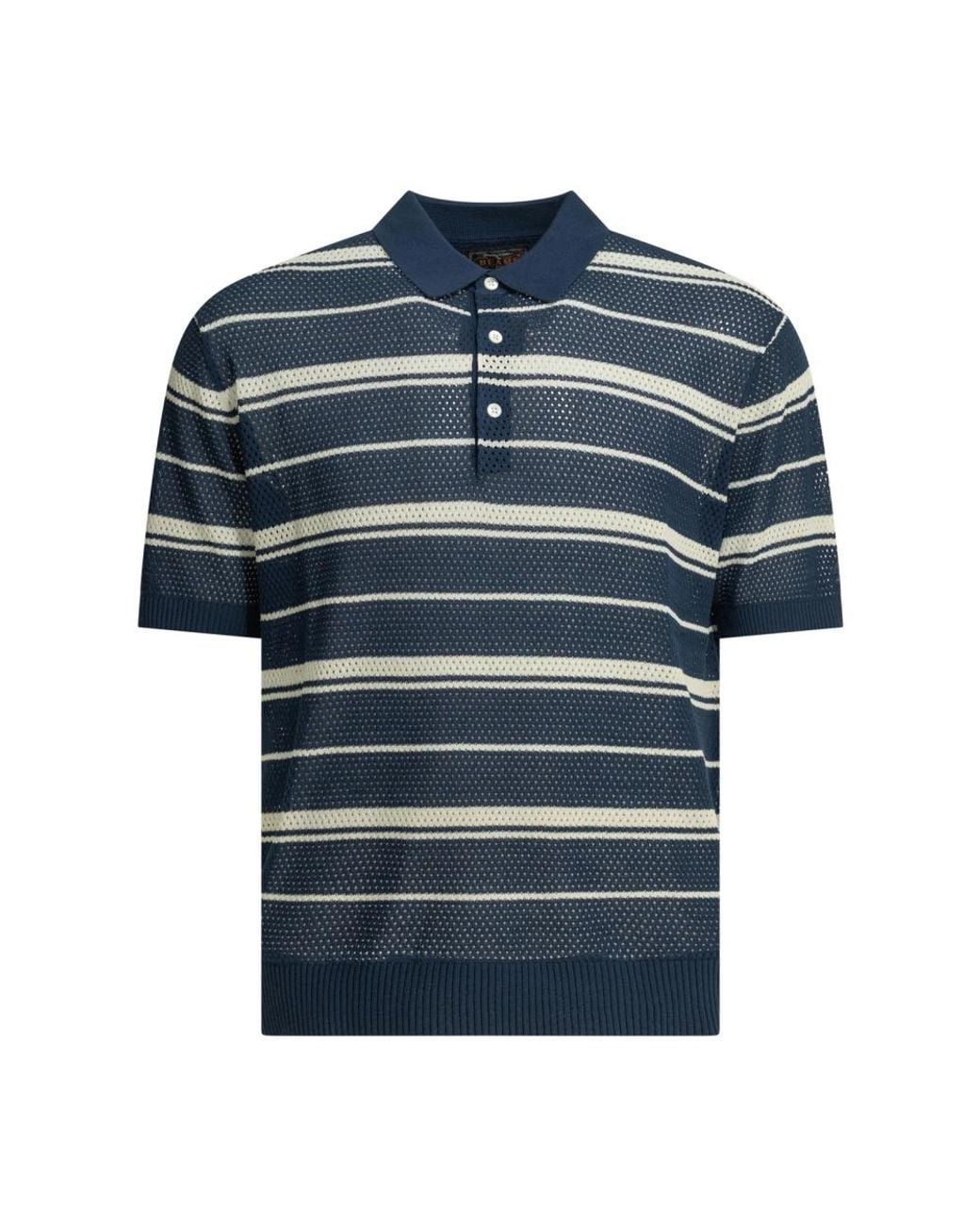 Beams Plus Blue Polo Shirts for men
