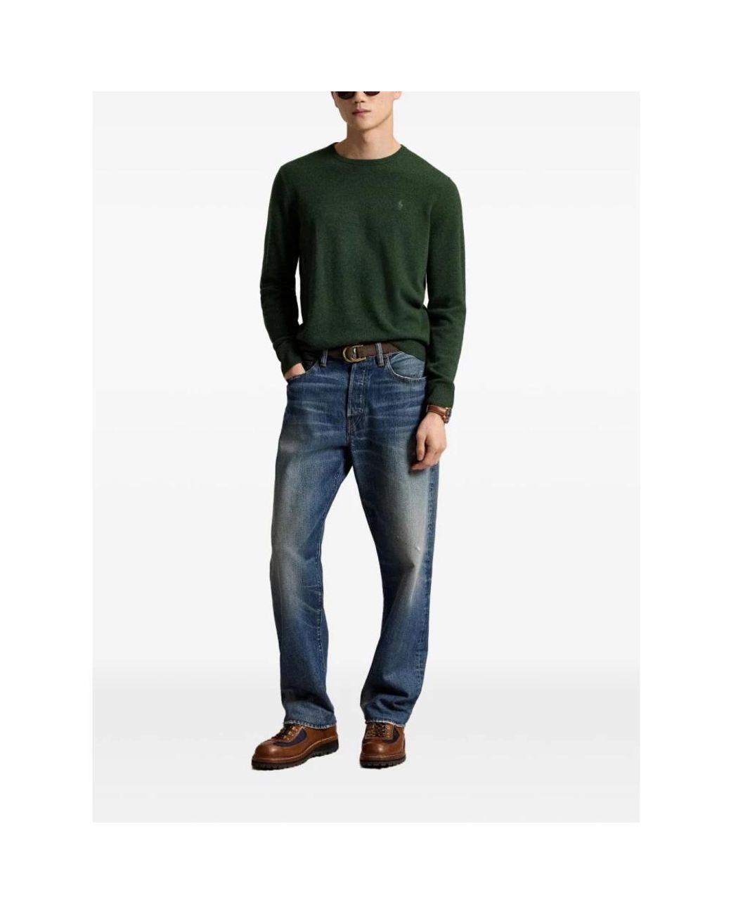 Polo Ralph Lauren Green Round-Neck Knitwear for men