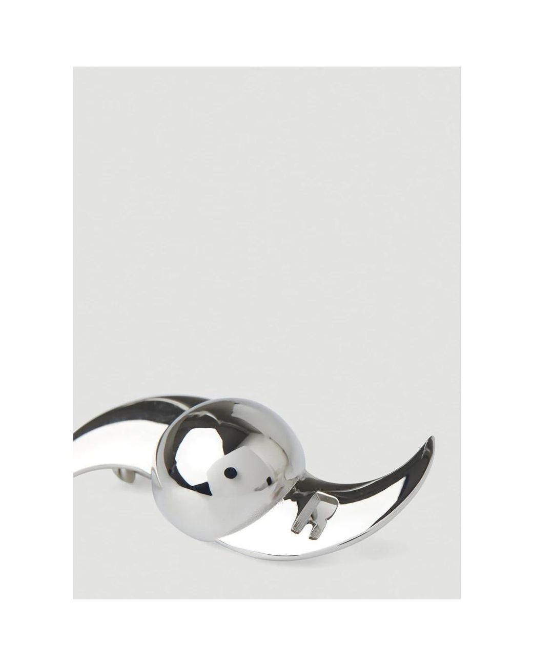 Raf Simons Metallic Space Spinner Brosche