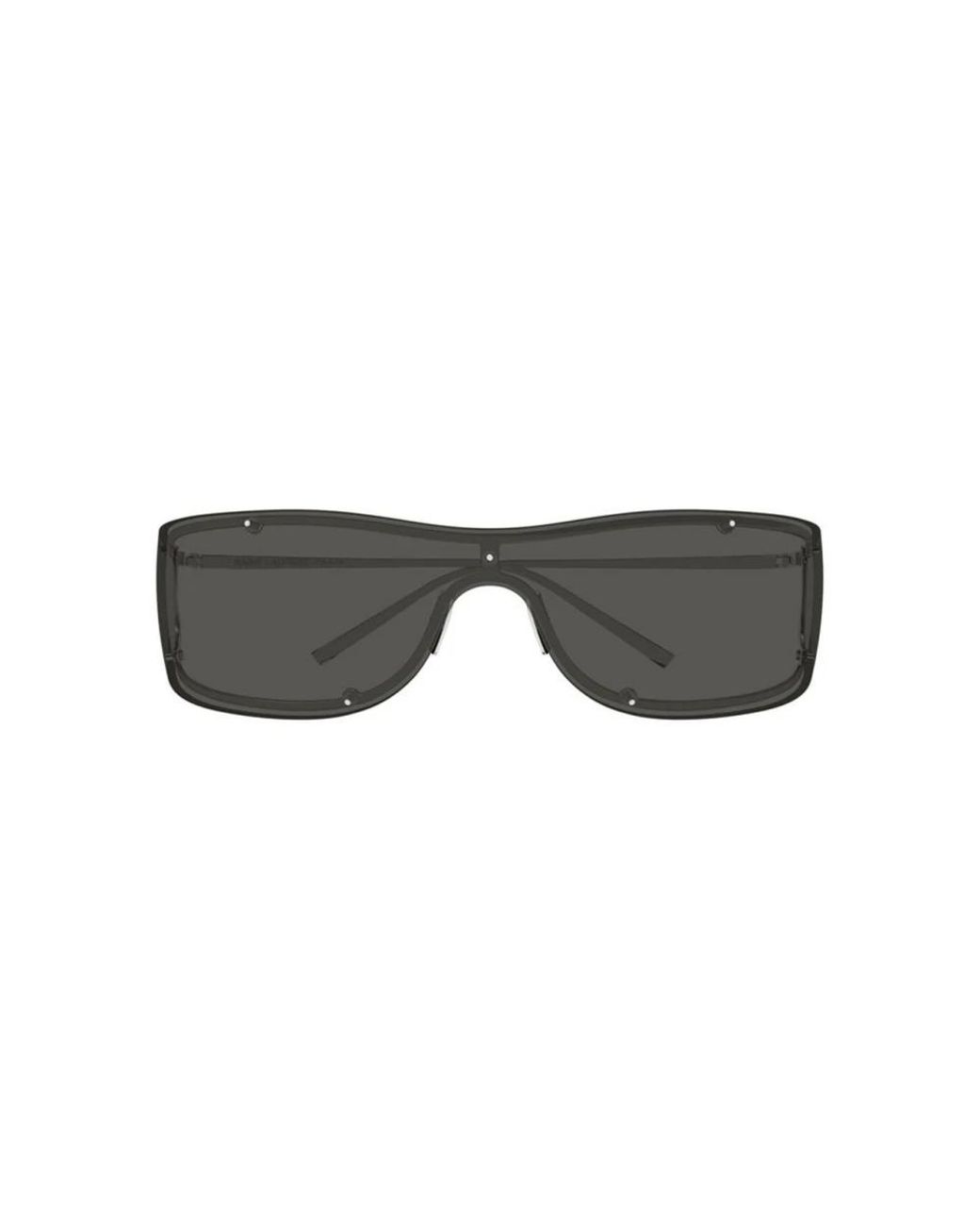 Saint Laurent Gray Mask Sunglasses