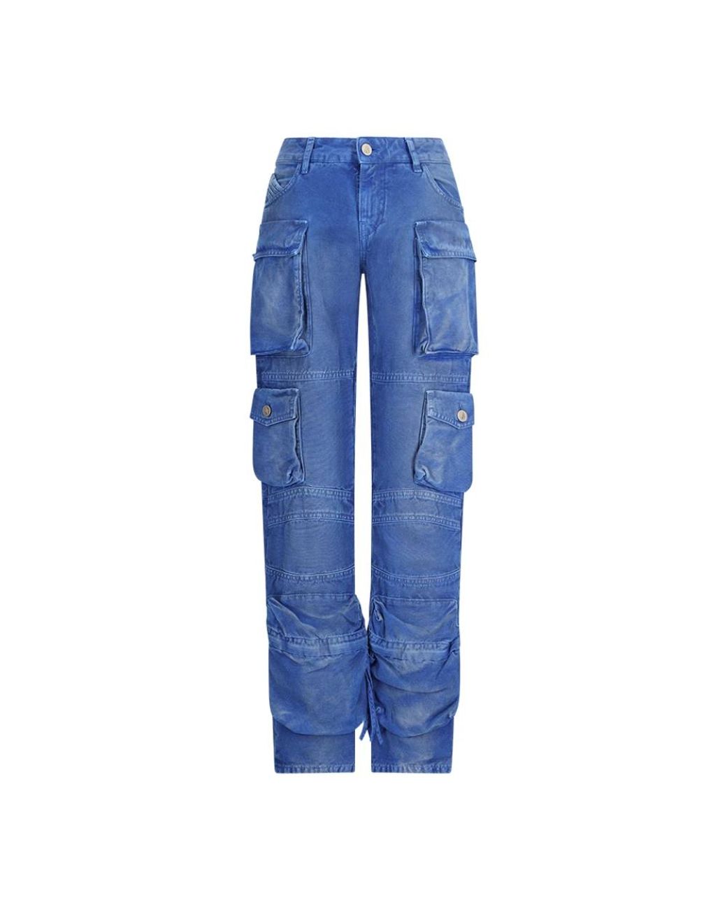 The Attico Blue Straight Fit Jeans