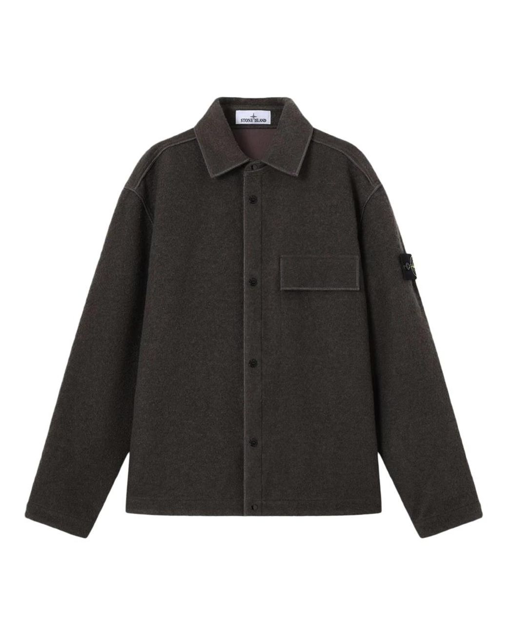 Stone Island Black Light Jackets for men