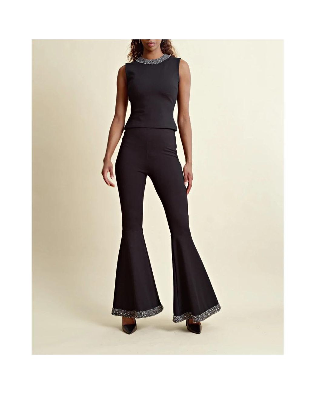 byTiMo Black Sleeveless Tops