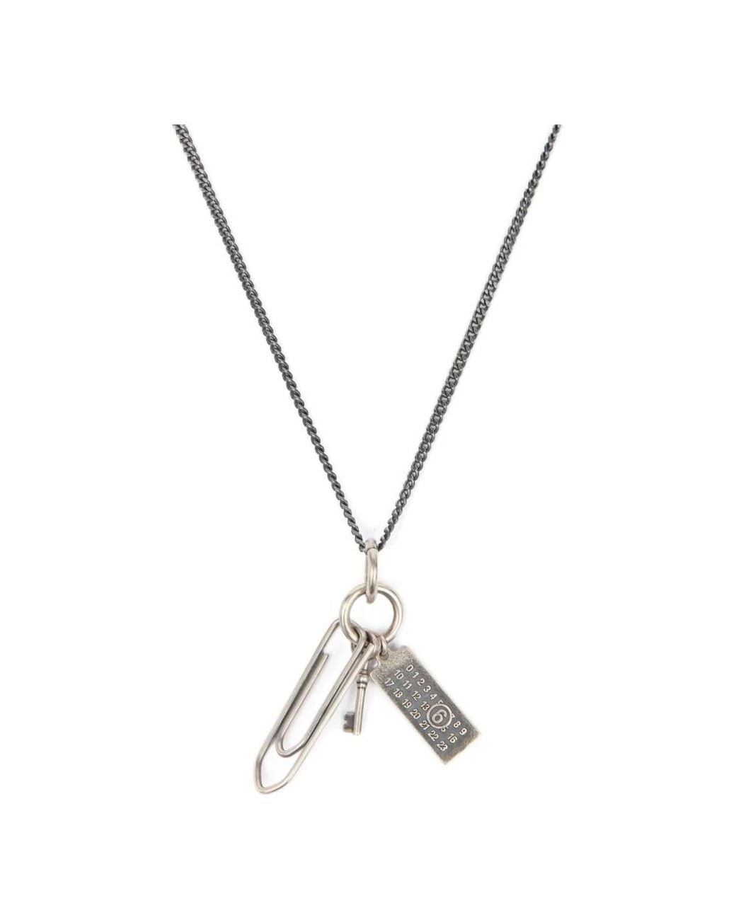 MM6 by Maison Margiela Metallic Necklaces