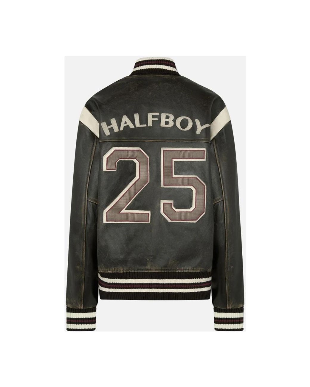Halfboy Black Leather Jackets