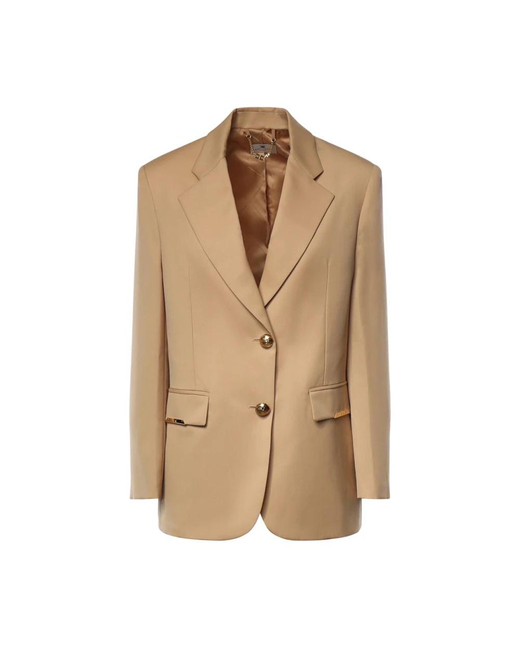 Elisabetta Franchi Natural Blazers