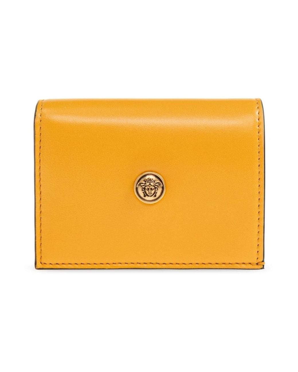 Versace Yellow Emblème Leder Geldbörse